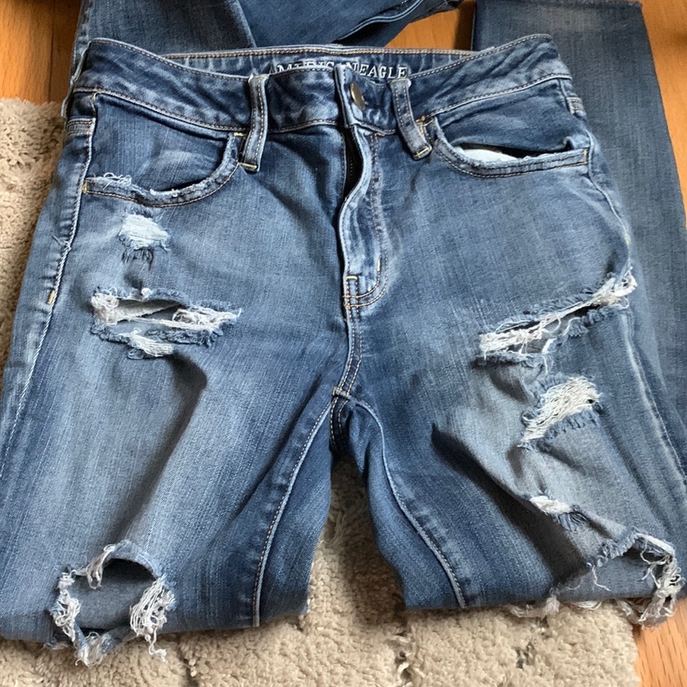 AEO jeans crop